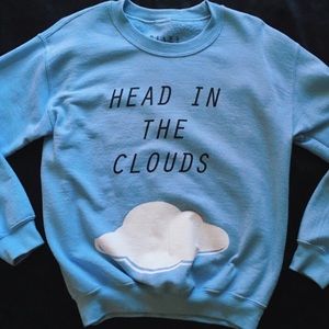 Ariana Grande Head In The Clouds Crewneck
